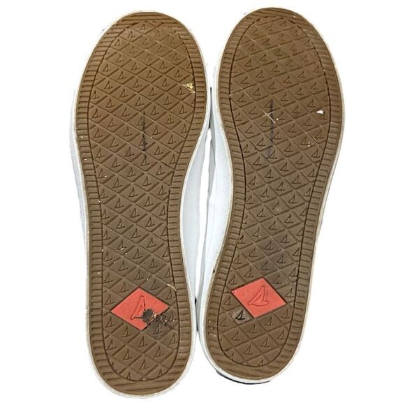 SPERRY Women’s Sz 8 Top-Sider Crest Navy Shoes Lobster/Crab Theme Boating Shoes - Picture 13 of 13